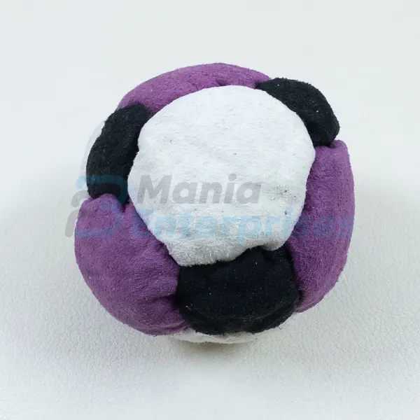 Three color 14 panel footbag